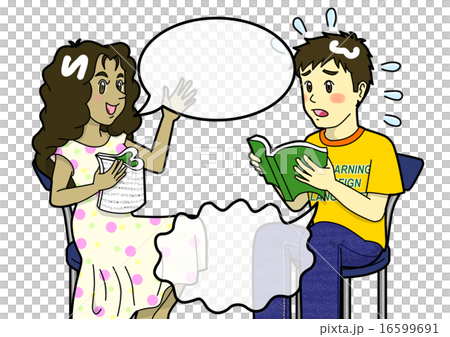 Conversation with a foreigner becomes difficult! Conversation with a foreigner becomes difficult! 16599691