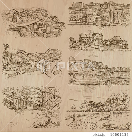 architecture and places - freehand drawings architecture and places - freehand drawings 16601155