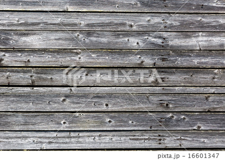 Old Gray Wood Planks with Texture 16601347