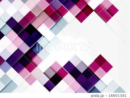 Square shape mosaic pattern design. Universal modern composition Square shape mosaic pattern design. Universal modern composition 16601381