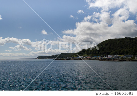きらめく海と漁村 16601693
