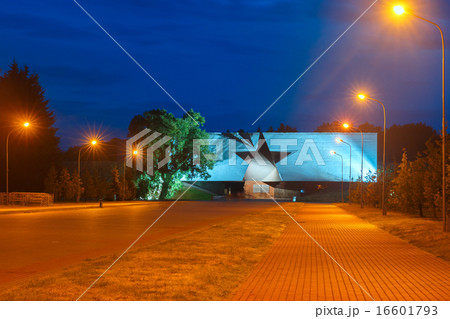Entrance to Brest fortress at night, Belarus 16601793