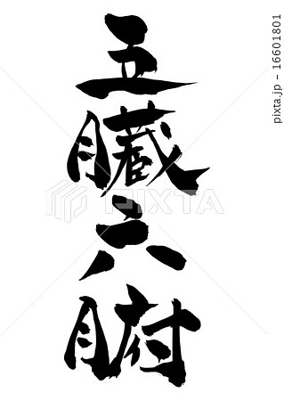 筆文字 五臓六腑 筆文字 五臓六腑 16601801