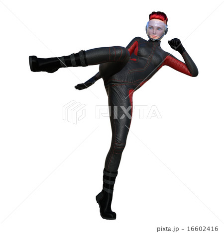 女性戦士のイラスト素材