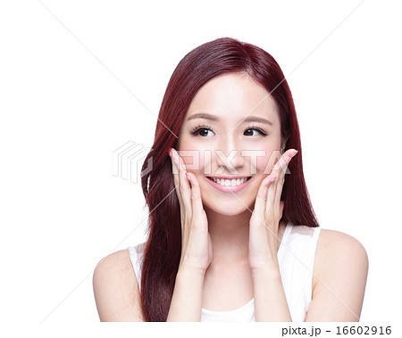 Beauty woman with charming smile 16602916