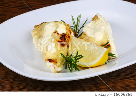Baked perch fillet Baked perch fillet 16606869