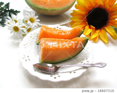 北海道産のらいでんメロン 16607310