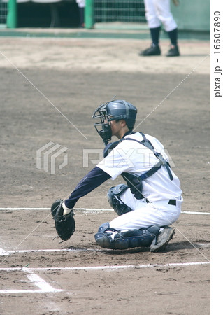 【高校野球 高校球児 キャッチャー】 【高校野球 高校球児 キャッチャー】 16607890