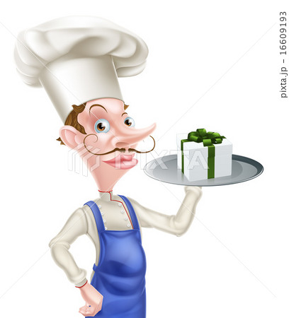 Chef with Present 16609193