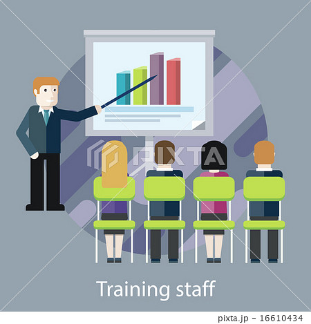 Training staff. People in the Hall and a Lecturer 16610434