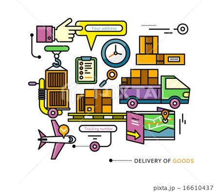 Delivery Service Aviation, Customs, Transport 16610437