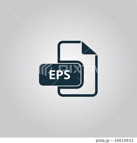 EPS vector file extension icon. 16610632
