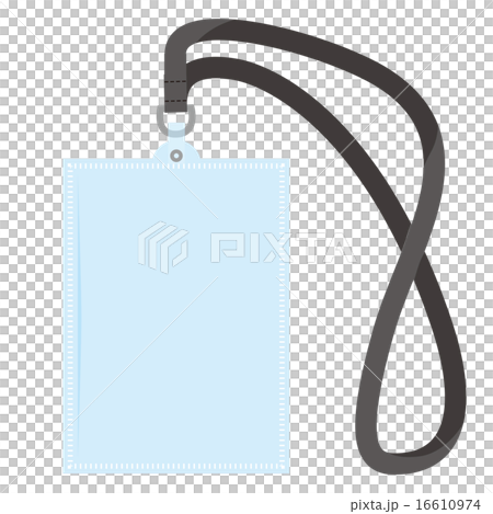 Card holder with neck strap, vertical type 16610974