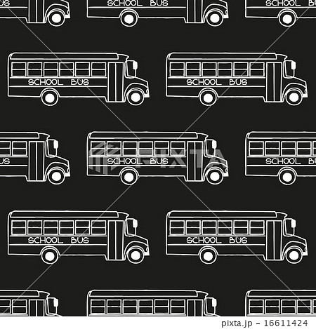 School bus seamless pattern School bus seamless pattern 16611424