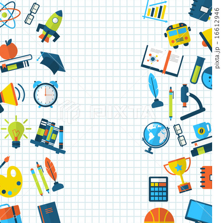 Education Flat Colorful Simple Icons Education Flat Colorful Simple Icons 16612946