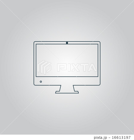 Computer display icon. Monitor simbol 16613197