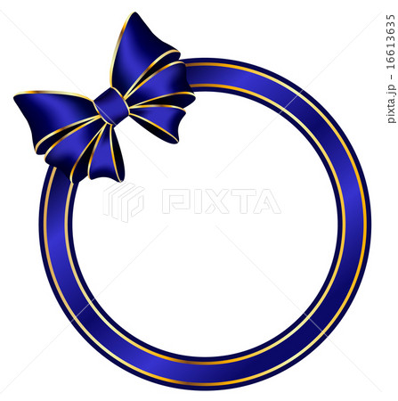 frame with bow isolated on white frame with bow isolated on white 16613635