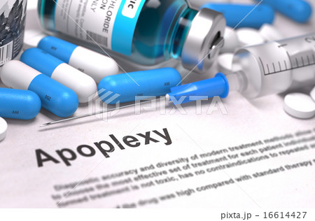 Diagnosis - Apoplexy. Medical Concept. 16614427