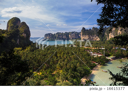 viewpoint of Railay Beach in Krabi, Thailand. viewpoint of Railay Beach in Krabi, Thailand. 16615377