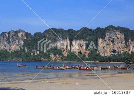 Railay Beach in Krabi province, Thailand. Railay Beach in Krabi province, Thailand. 16615387