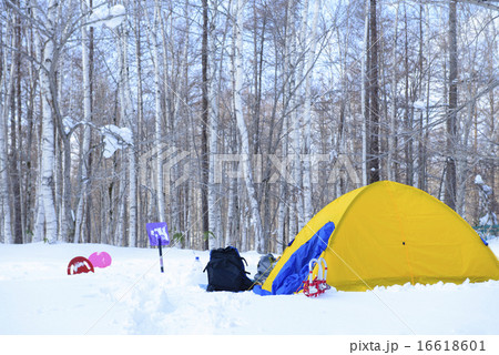 雪山のテント 雪山のテント 16618601