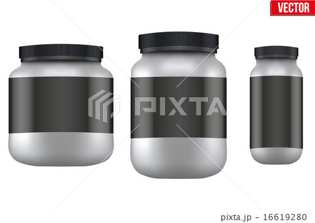Mockup Sport Nutrition Container. Whey Protein 16619280