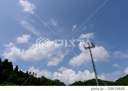 青空と電灯 16619680