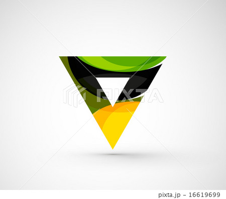 Abstract geometric company logo triangle, arrow 16619699