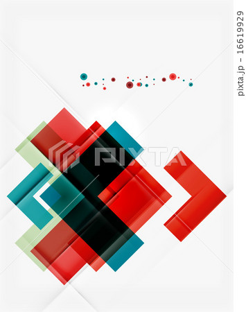 Clean colorful unusual geometric pattern design Clean colorful unusual geometric pattern design 16619929