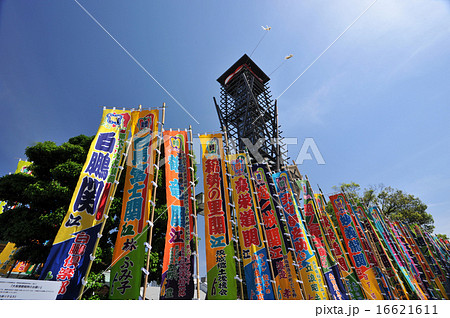 やぐら太鼓と相撲幟 やぐら太鼓と相撲幟 16621611