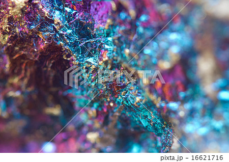 Abstract background from a metal mineral. Macro 16621716