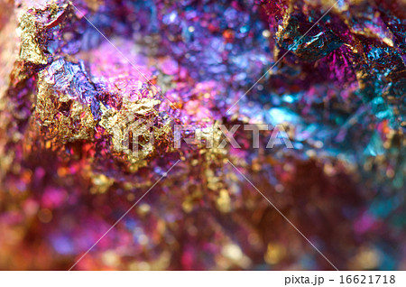 Abstract background from a metal mineral. Macro 16621718