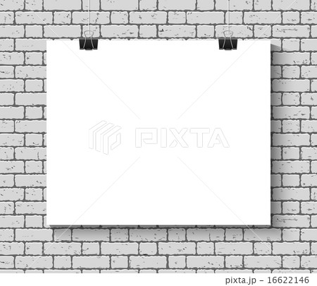 Poster mock up on the brick wall 16622146