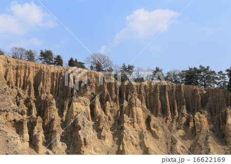 徳島県阿波市「阿波の土柱」（国指定天然記念物） 16622169
