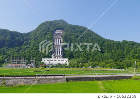 新潟県　糸魚川市　東京発電　姫七発電所の光景（横） 16622259