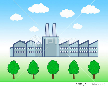 工場のイラスト 16622296