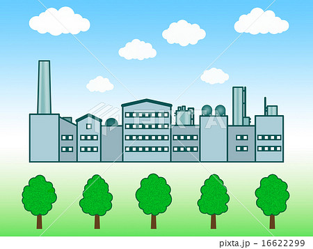 工場のイラスト 16622299