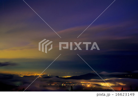 富士山からの夜景 16623149