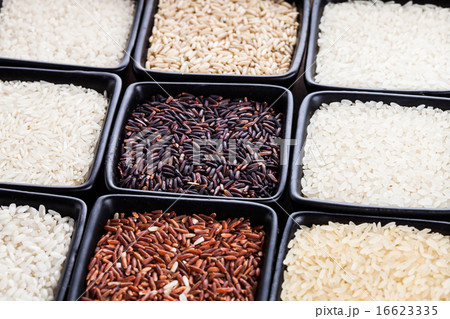 Various types of rice  16623335