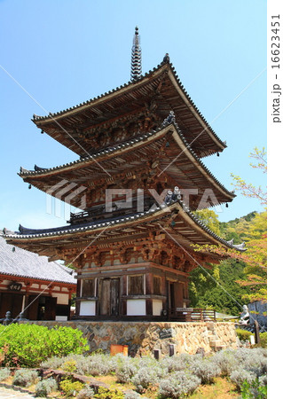 壷阪寺三重の塔 16623451