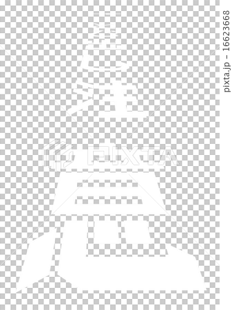 とび出し注意（路面表示） 16623668