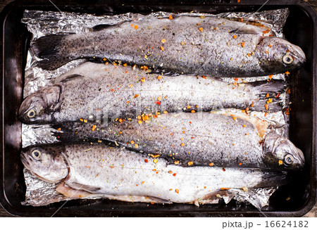 trout for baking trout for baking 16624182