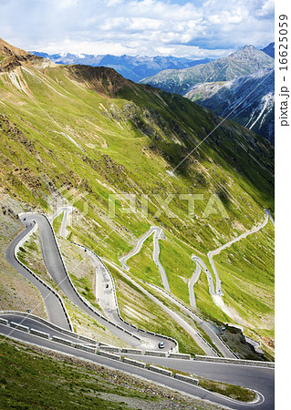 road at Passo dello Stelvio, Alto Adige, Italy 16625059