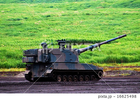 ロングノーズ　（ １５５mm 榴弾砲 自走砲 ）　2014年 富士総合火力演習 16625498