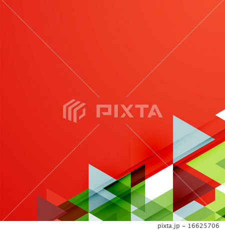 Abstract geometric background. Modern overlapping triangles 16625706