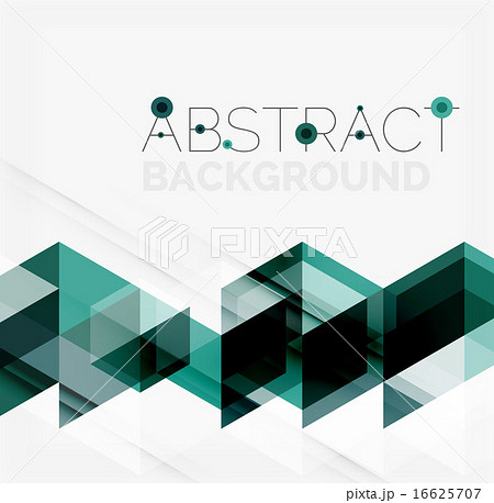 Abstract geometric background. Modern overlapping triangles 16625707