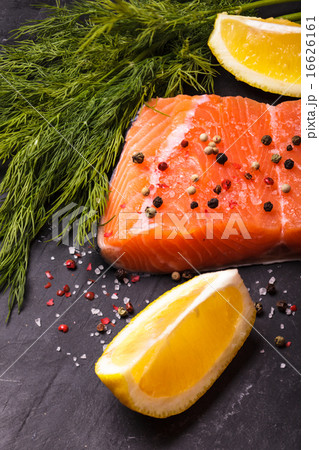 Piece of salmon 16626161