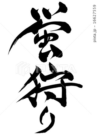 筆文字 蛍狩り 16627559