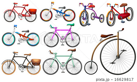 Bike set on white Bike set on white 16629817