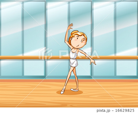 Ballet dancer warming up 16629825